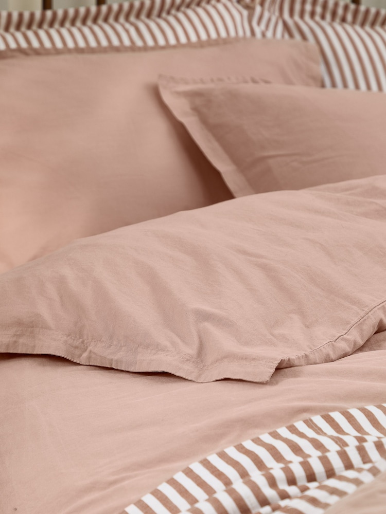 Yard Cotta Hebden Washed Cotton Duvet Cover and Pillowcase Set - Image 4 of 4 Yard Cotta Hebden Washed Cotton Duvet Cover and Pillowcase Set - Image 4 of 4