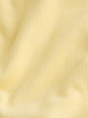 Giallo - Mini Vestito estivo a fascia in jersey intrecciato - Immagine 7 di 7