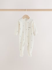 Cream Baby Christmas Sleepsuits 3 Pack (0mths-2yrs) - Image 11 of 14