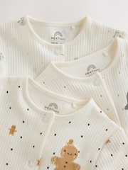 Cream Baby Christmas Sleepsuits 3 Pack (0mths-2yrs) - Image 12 of 14