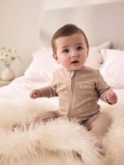Neutral Milk Club Two Way Zip Baby Sleepsuits 3 Pack (0-2yrs) - Image 13 of 15