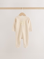 Neutral Milk Club Two Way Zip Baby Sleepsuits 3 Pack (0-2yrs) - Image 6 of 15