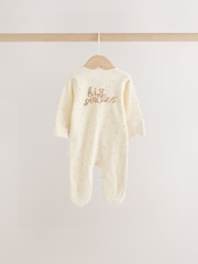 Neutral Milk Club Two Way Zip Baby Sleepsuits 3 Pack (0-2yrs) - Image 8 of 15