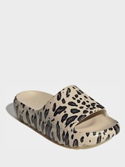 adidas Animal Print Adilette Lumia Slides - Image 1 of 9