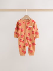 Bright Fruits Two Way Zip Baby Sleepsuits 3 Pack (0-3yrs) - Image 2 of 13