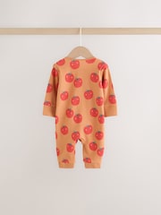 Bright Fruits Two Way Zip Baby Sleepsuits 3 Pack (0-3yrs) - Image 6 of 13