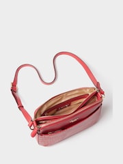Osprey London Red The Kellie Leather Cross-Body Bag - Imagen 6 de 6