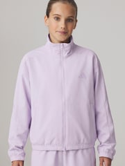 adidas Purple Lightweight Zip Through Jacket - Image 1 of 2