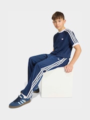 adidas Originals Navy Blue Firebird Joggers - Image 4 of 7