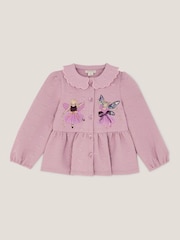 Monsoon Pink Fairy Appliqué Jacket - Image 1 of 3
