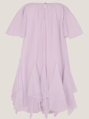 Monsoon Nessa Sparkle Collar Waterfall Dress - Imaginea 2 din 3