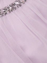 Monsoon Nessa Sparkle Collar Waterfall Dress - Imaginea 3 din 3