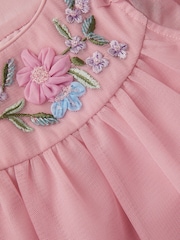 Monsoon Evita Floral Embroidered Swing Dress - Imaginea 4 din 4