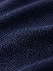 Ναυτικό μπλε - Essential Textured Knitted Jumper - Εικόνα 7 του 8
