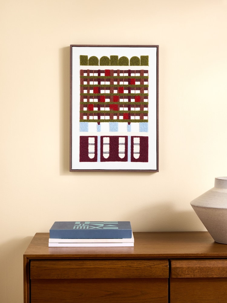 MADE.COM Multi Tier Embroidered Wall Art - Image 1 of 5 MADE.COM Multi Tier Embroidered Wall Art - Image 1 of 5