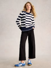 White Stuff Blue Katie Stripe Jumper - Image 1 of 6