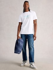 White Stuff White Abersoch Pedal Graphic T-Shirt - Image 2 of 6