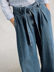 White Stuff Blue Lyle Wide Leg Jeans - Image 4 of 6