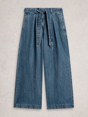 White Stuff Blue Lyle Wide Leg Jeans - Image 5 of 6