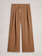 Marrón - Pantalones de pernera ancha Sasha de White Stuff - Imagen 5 de 6