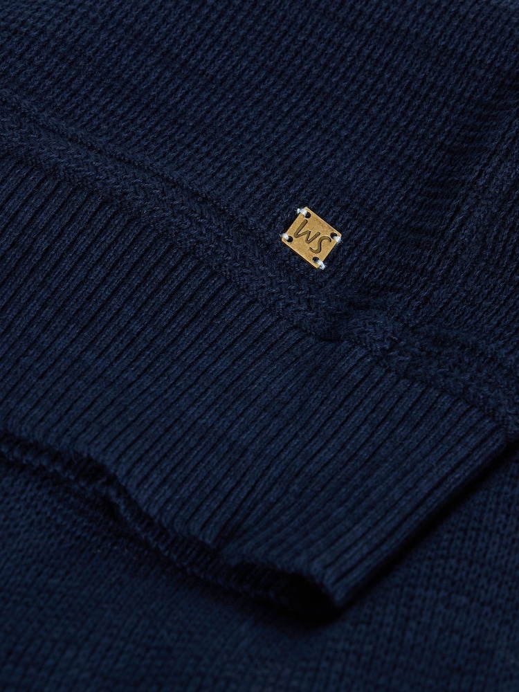 White Stuff Navy Attadale Crew Neck Jumper - Image 6 of 6 White Stuff Navy Attadale Crew Neck Jumper - Image 6 of 6