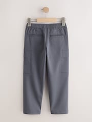 Charcoal Grey Slim Tapered Utility Cargo Trousers (3-16yrs) - Image 2 of 4