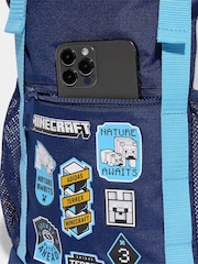 adidas Dark Blue Kids Minecraft Backpack Youth Edition - Image 5 of 6
