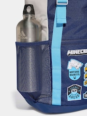 adidas Dark Blue Kids Minecraft Backpack Youth Edition - Image 6 of 6
