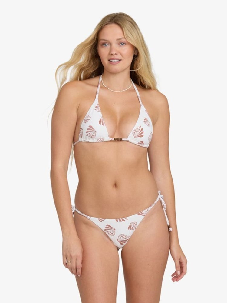 Billabong Cream Sandy Shells Tie Bikini Bottoms - Image 1 of 4 Billabong Cream Sandy Shells Tie Bikini Bottoms - Image 1 of 4