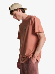 Billabong Red Good Times Graphic Back Print Short Sleeve Logo T-Shirt - Image 2 of 6