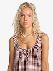 Billabong ギンガムチェック Sweet As Ever ミニワンピース - 画像 5 / 5