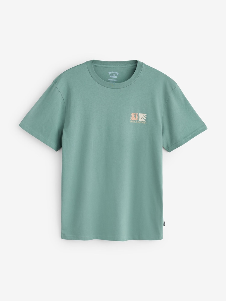 Billabong Surge Backprint Graphic Kort ärm Logotyp T-shirt - Bild 1 av 2
