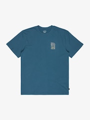 Billabong Green The Feeling Backprint Graphic Short Sleeve Logo T-Shirt - Image 1 de 2