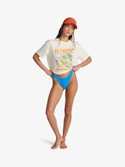 Billabong Blue Lush Escape Tropical Graphic Logo T-Shirt - Image 1 of 5