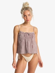 Billabong Gingham Check Sweet As Ever Cami Vest - 画像 1 / 5