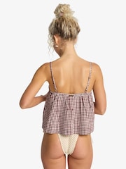 Billabong Gingham Check Sweet As Ever Cami Vest - 画像 3 / 5