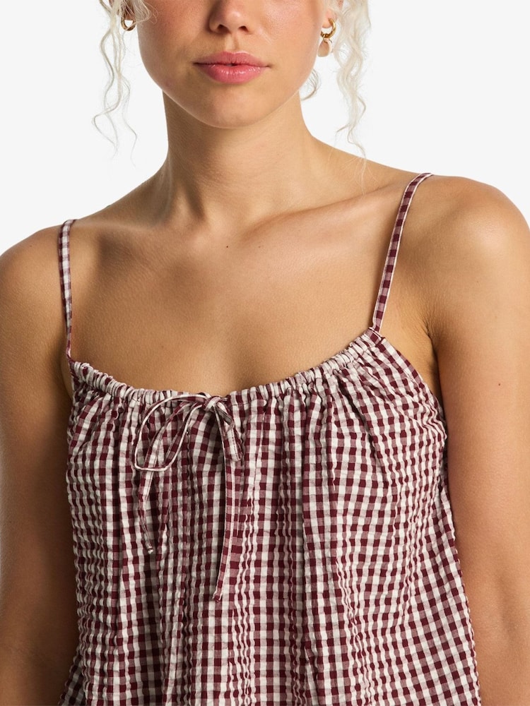 Billabong Gingham Check Sweet As Ever Cami Vest - 画像 5 / 5