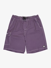 Billabong Purple Throw On 21" Logo Swim Shorts - Image 4 de 5