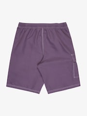 Billabong Purple Throw On 21" Logo Swim Shorts - Image 5 de 5