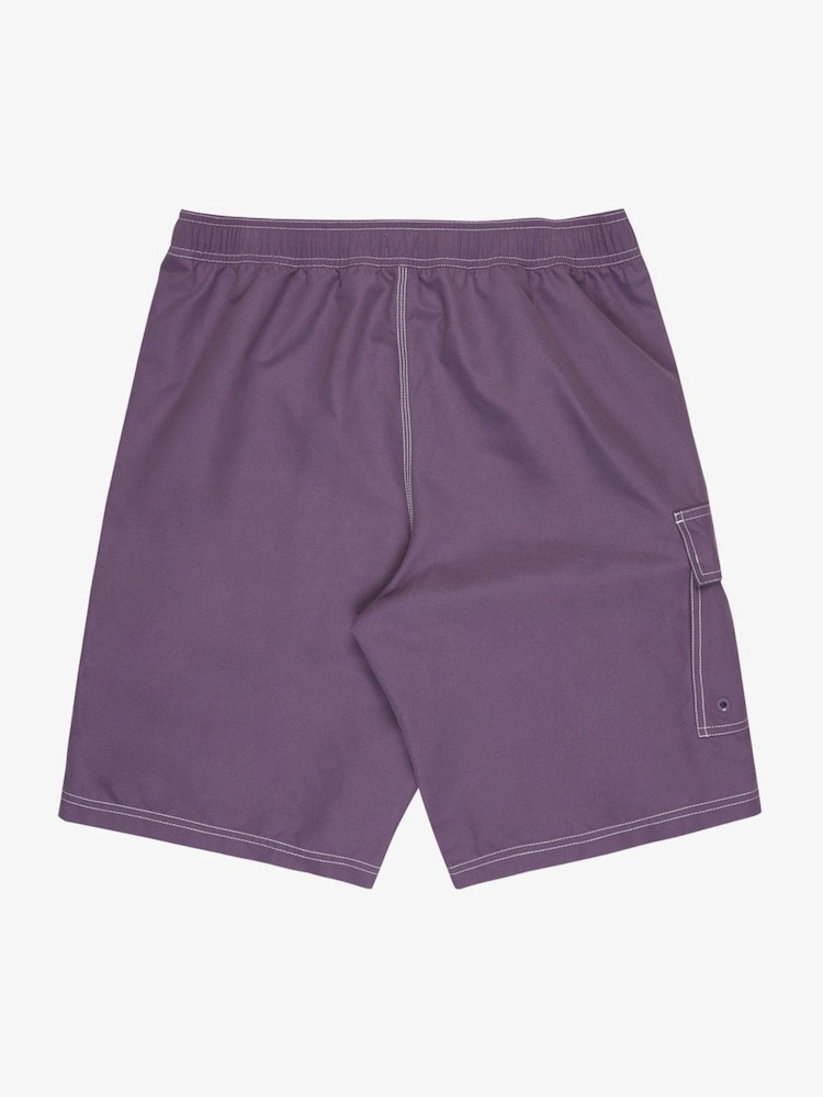 Billabong Purple Throw On 21" Logo Swim Shorts - Image 5 de 5