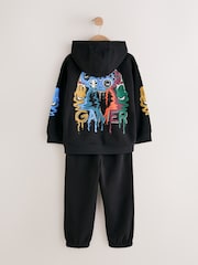 Jugador negro - Print Hoodie Joggers Set (3-16yrs) - Imagen 3 de 7