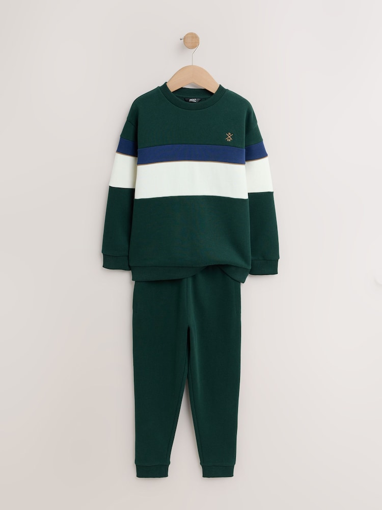 Green Crew Neck Sweater Set (3-16yrs) - Image 2 of 5 Green Crew Neck Sweater Set (3-16yrs) - Image 2 of 5