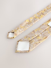 Yellow Tie and Lapel Pin Set - Image 3 of 4