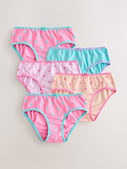 Pink Polka Dots Pattern Briefs 5 Pack (1.5-12yrs) - Image 1 of 9
