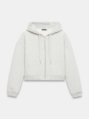 Mint Velvet Grey Zip Front Hoodie - Image 7 of 8