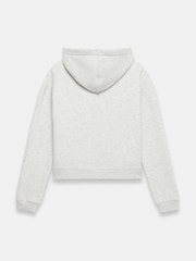 Mint Velvet Grey Zip Front Hoodie - Image 8 of 8