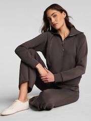 SPANX Brown AirEssentials® Half Zip Sweat Top - Image 5 of 5