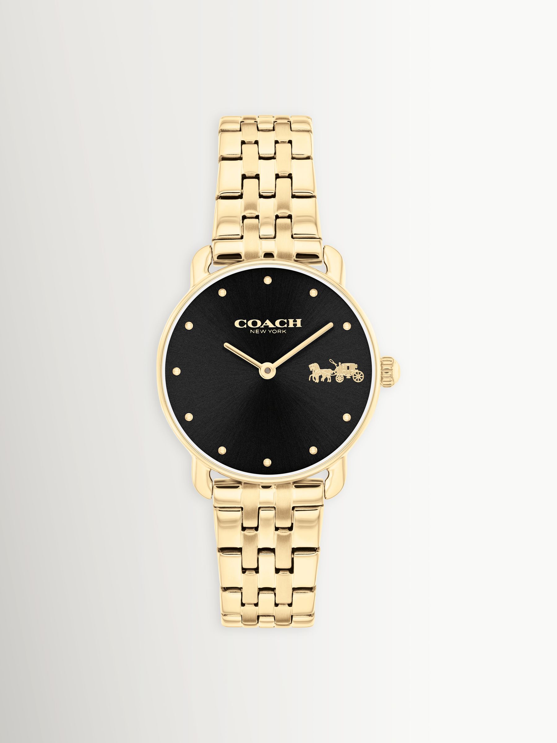 Buy COACH Gold Tone Elliot Stainless Steel Bracelet Watch 
