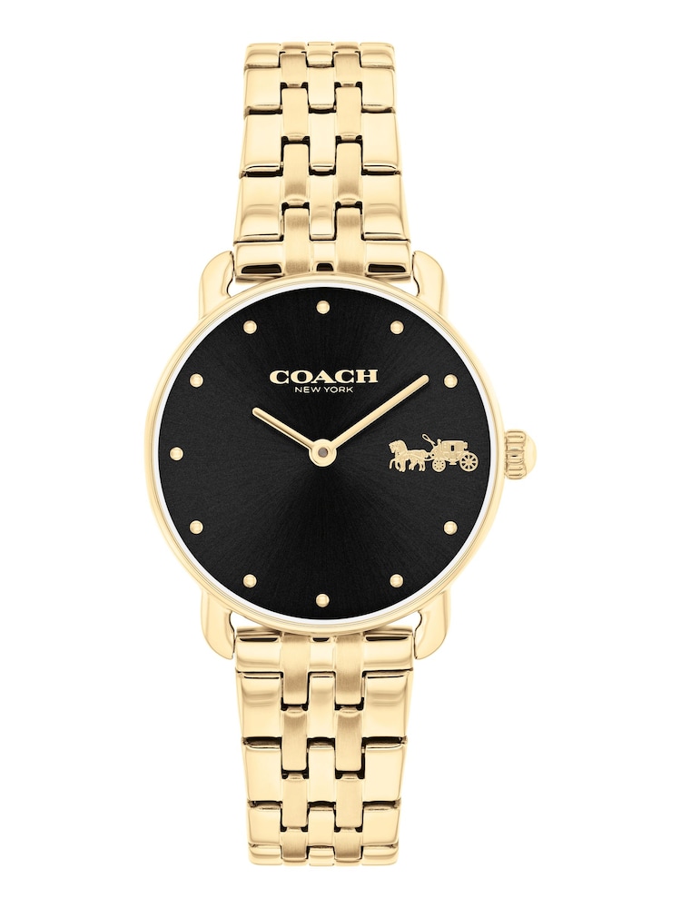 COACH Gold Elliot Gold IP Bracelet Watch - Image 1 of 4 COACH Gold Elliot Gold IP Bracelet Watch - Image 1 of 4