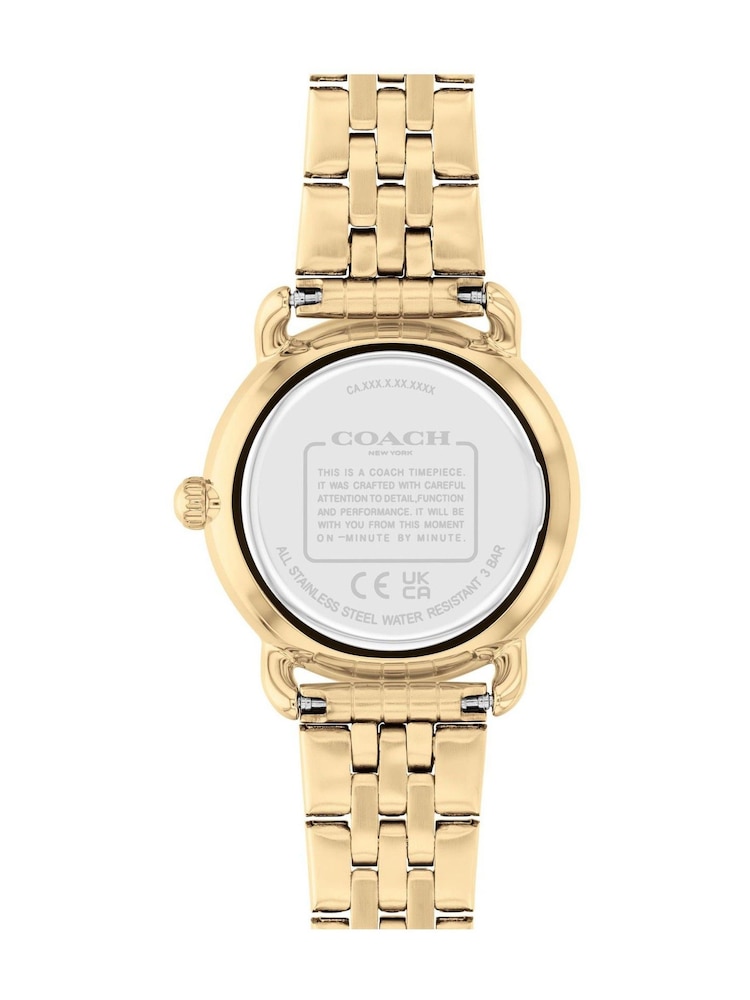 COACH Gold Elliot Gold IP Bracelet Watch - Image 2 of 4 COACH Gold Elliot Gold IP Bracelet Watch - Image 2 of 4